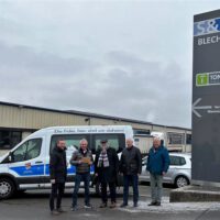 Spendenübergabe Firma S+D Blech+ Dezember 2022