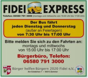 Kontaktdaten Fidei Express