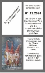 6. Adventsfenster in Schleidweiler am 01.12.2024 ab 15.00Uhr